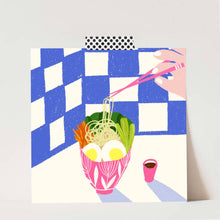 Load image into Gallery viewer, Ramen Art Print, 20cm x 20cm