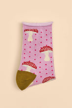 Load image into Gallery viewer, Tiny Toadstools Ankle Socks