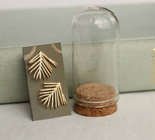 Load image into Gallery viewer, Pine Needle Fir Branch Stud Earrings