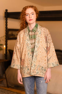 Folklore Cozy Fleece Bohemian Cardigan Kimono Jacket