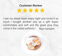 Load image into Gallery viewer, Sleep Mask / Sweet Dreams Sleep Mask /  Meadow