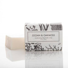 Load image into Gallery viewer, Ocean &amp; Oakmoss Shea Butter Soap - Bath Bar