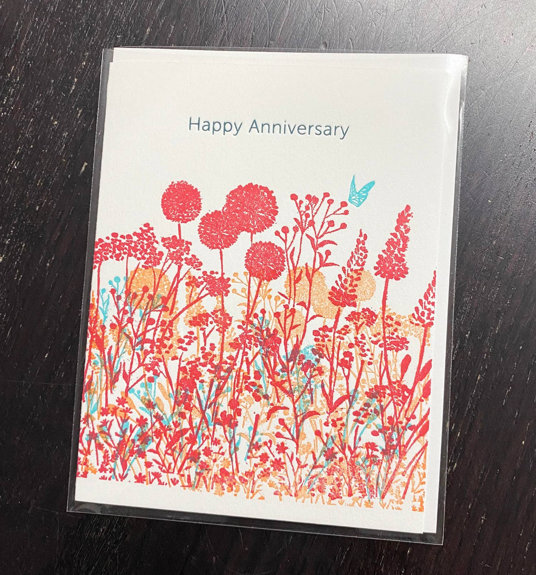 Meadow Anniversary A2 Card