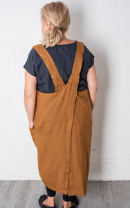 Linen Pinafore ( Japanese Apron)