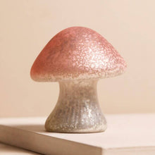 Load image into Gallery viewer, Small Pink Glass Mushroom Light