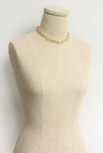 Load image into Gallery viewer, DOR615 Gold Paperclip Chain Necklace