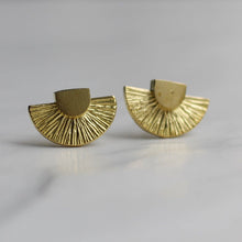 Load image into Gallery viewer, Art Deco Stud Earrings