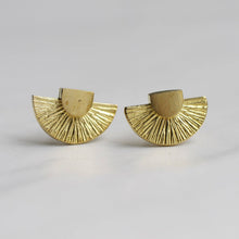 Load image into Gallery viewer, Art Deco Stud Earrings