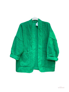 Cotton gauze comforter jacket