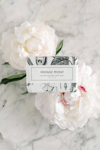 Vintage Peony Shea Butter Soap - Bath Bar