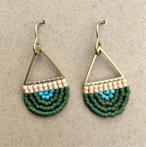 Beaded Arch Earrings - The Courtney