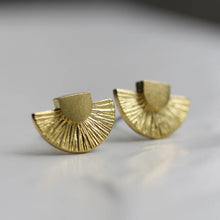 Load image into Gallery viewer, Art Deco Stud Earrings