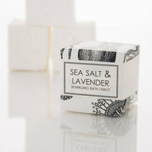 Load image into Gallery viewer, Sea Salt &amp; Lavender Sparkling Bath Tablet