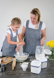 Linen Pinafore ( Japanese Apron)