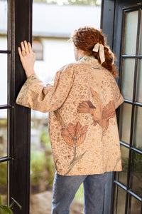 Folklore Cozy Fleece Bohemian Cardigan Kimono Jacket