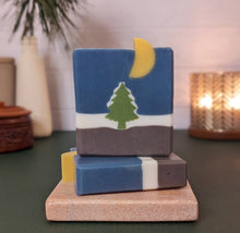 Load image into Gallery viewer, Crisp Alpine Air -  Exfoliating Goats Milk Pine Soap