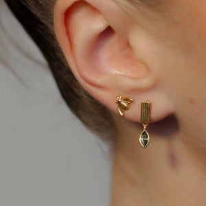 18k Gold Plated Bee Shaped Stud Earrings NM05