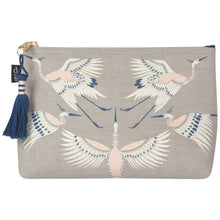 Load image into Gallery viewer, Danica Studio Flight Of Fancy Large Linen Cosmetic Bag,