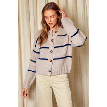 Load image into Gallery viewer, Striped Cardigan