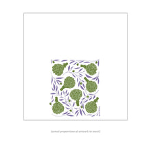 Load image into Gallery viewer, Artichokes + Olives Tea Towel / Kitchen Decor / Midwest Made