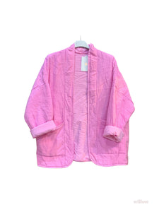 Cotton gauze comforter jacket