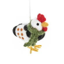 Load image into Gallery viewer, Handmade Felt Clara the Chicken Hanging Decoration