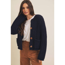 Load image into Gallery viewer, SWEATER CARDIGAN WITH POCKETS