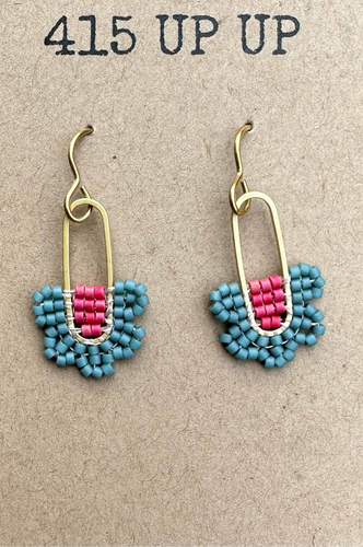 Little Darlings - Dark pink + Seafoam