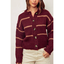 Load image into Gallery viewer, Striped Cardigan