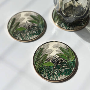 Tropical Conservatory Luxe Coaster | Christmas Gifts