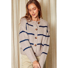 Load image into Gallery viewer, Striped Cardigan