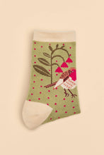 Load image into Gallery viewer, Rosy Robin Ankle Socks