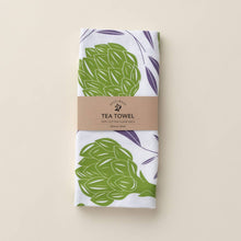 Load image into Gallery viewer, Artichokes + Olives Tea Towel / Kitchen Decor / Midwest Made