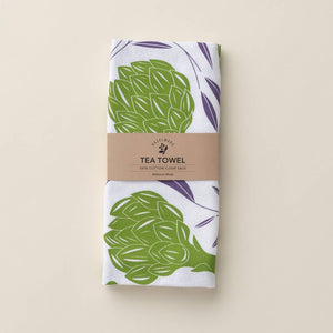 Artichokes + Olives Tea Towel / Kitchen Decor / Midwest Made