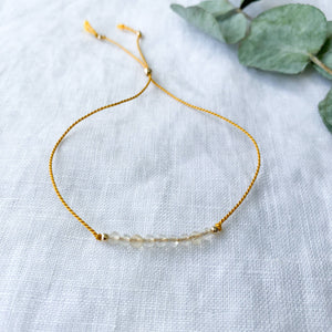 Citrine Silk Bracelet