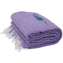 Load image into Gallery viewer, Violet Thunderbird Baja Yoga Blanket