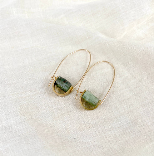 Green Kyanite Belen Earrings