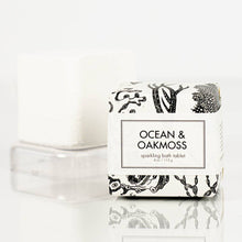 Load image into Gallery viewer, Ocean &amp; Oakmoss Sparkling Bath Tablet