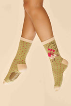 Load image into Gallery viewer, Rosy Robin Ankle Socks