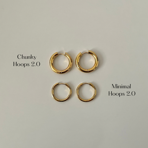 Chunky Hoops 2.0 - Gold