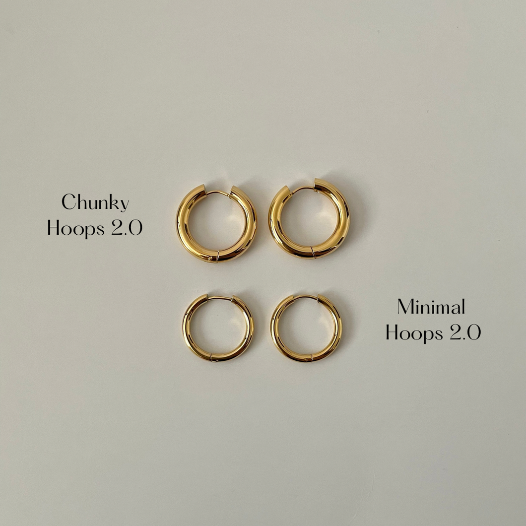 Chunky Hoops 2.0 - Gold