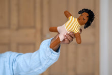 Load image into Gallery viewer, Cotton Knit Baby Rattle Toy: Buddy Citrus