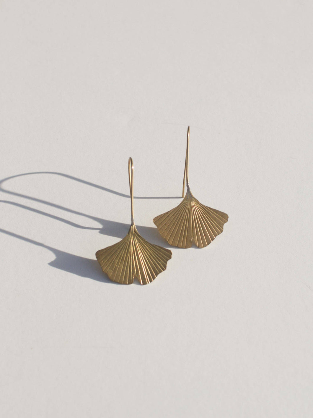 RK04 Ginkgo Leaf Earrings