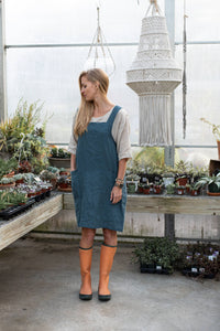 Linen Pinafore ( Japanese Apron)