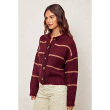 Load image into Gallery viewer, Striped Cardigan