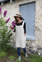 Load image into Gallery viewer, Linen Pinafore ( Japanese Apron)