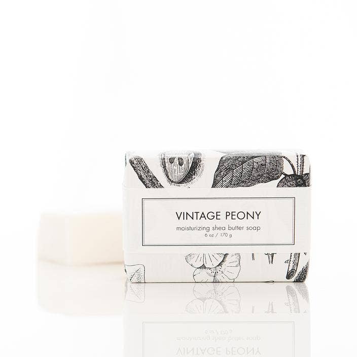 Vintage Peony Shea Butter Soap - Bath Bar