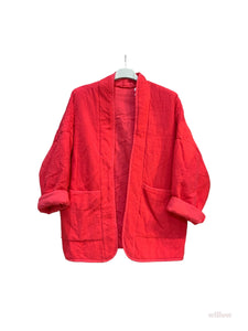 Cotton gauze comforter jacket