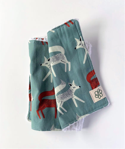 Red Fox Burp Cloth